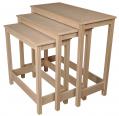  Credence/Offertory Nesting Table - 3 Tables 